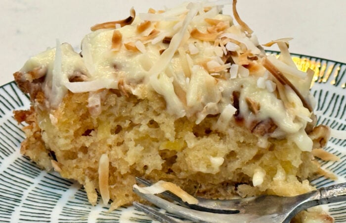 Pineapple Coconut Cake (Cream Cheese Frosting)