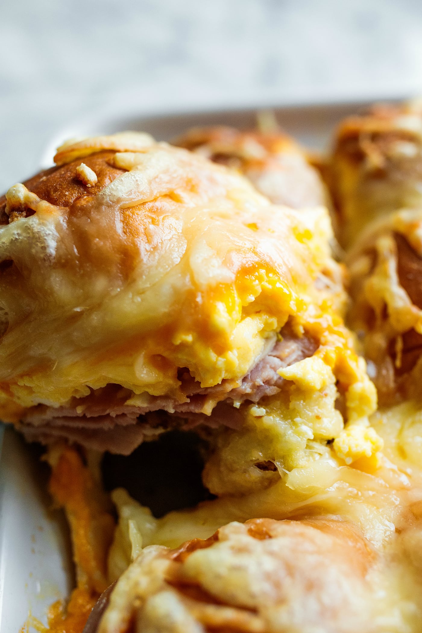 Cheesy Breakfast Sandwich Sliders - Reluctant Entertainer