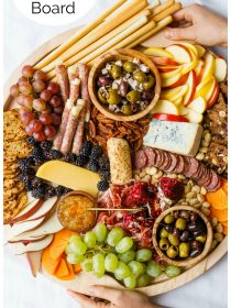 a round charcuterie board onThe Big Board