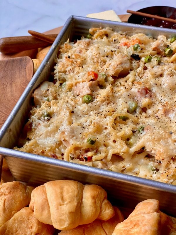 cheesy turkey tetrazzini