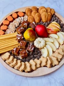 beautiful fall sweet snack tray