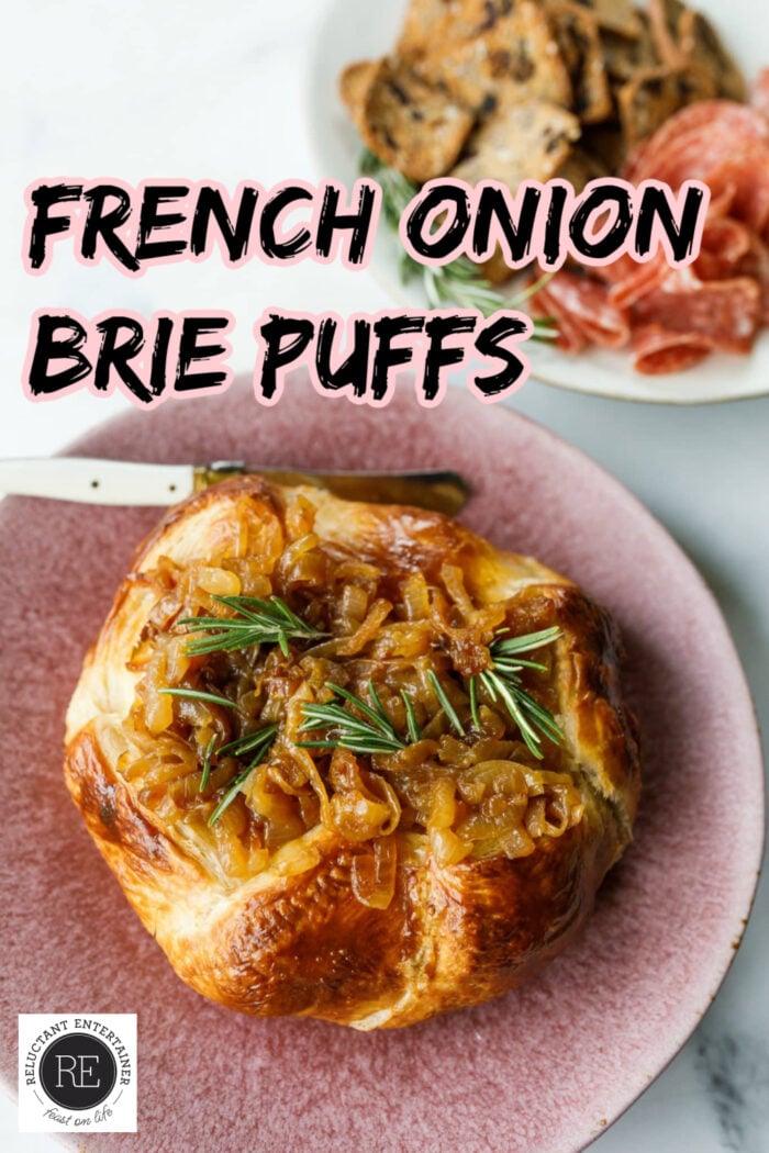 French Onion Brie Puffs
