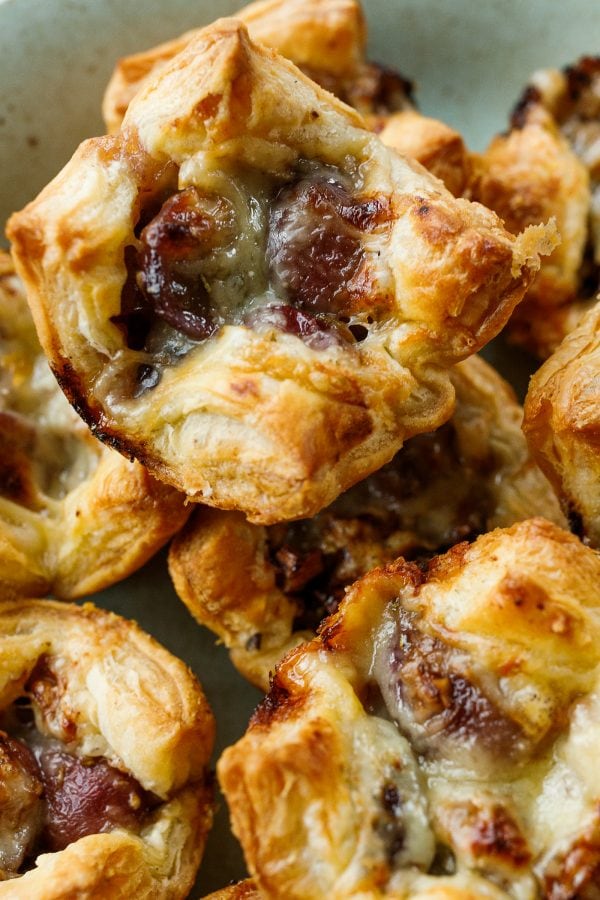 best Grape Gruyere Puff Pastry Bite