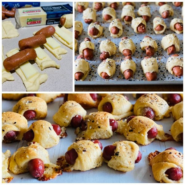 how to make mini crescent dogs
