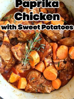 Paprika Chicken with Sweet Potatoes