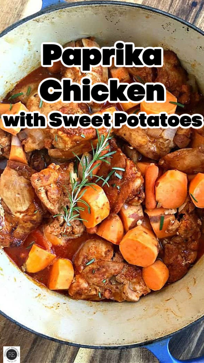 Paprika Chicken with Sweet Potatoes