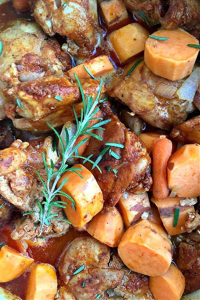 Chicken with Sweet Potatoes