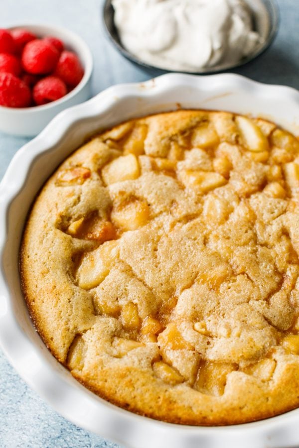 round Pear Buttermilk Breakfast Cake