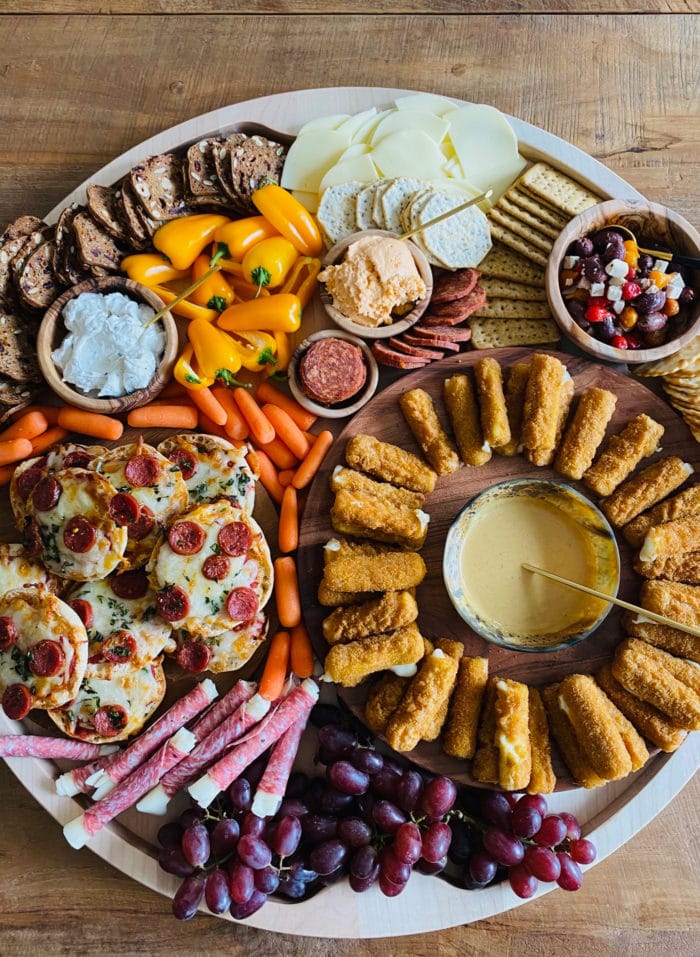 food spread for game day