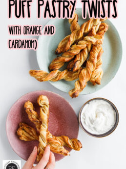 Puff Pastry Twists (with orange and cardamom)