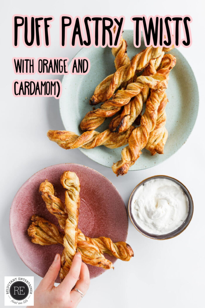 Puff Pastry Twists (with orange and cardamom)