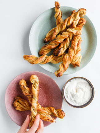 servings of Puff Pastry Orange Twists