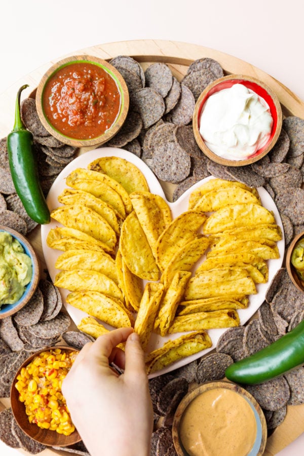 Chicken Taco Dipping Board from Trader Joe's