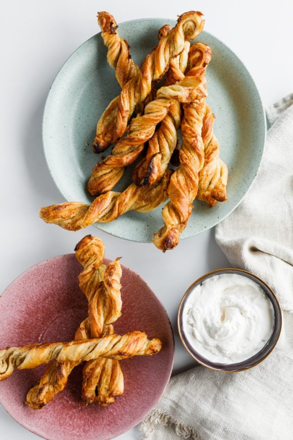 sweet treat Puff Pastry Orange Twists