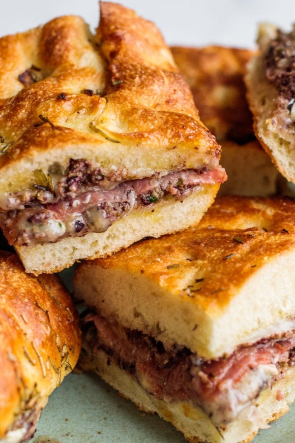 Charcuterie Sliders with cheese