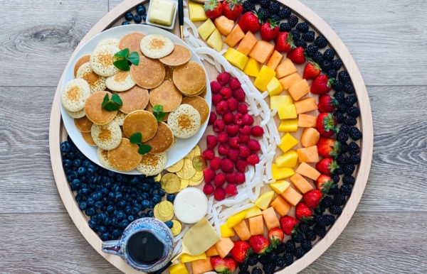 rainbow breakfast board