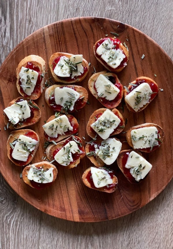 Strawberry Brie Crostinis