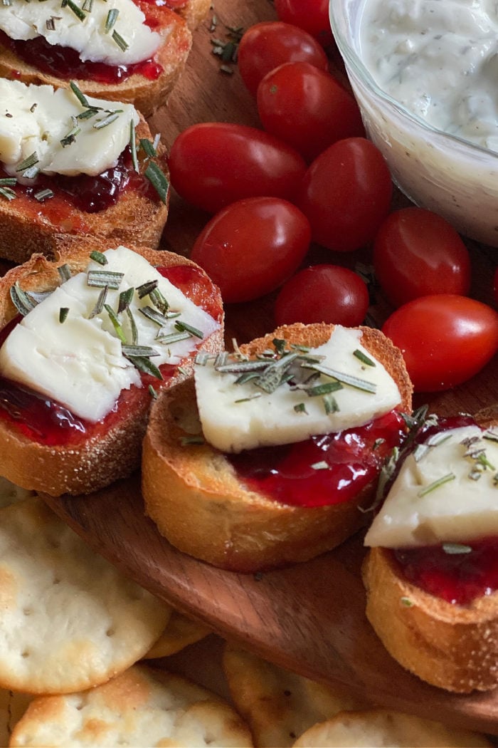 Strawberry Brie Crostinis