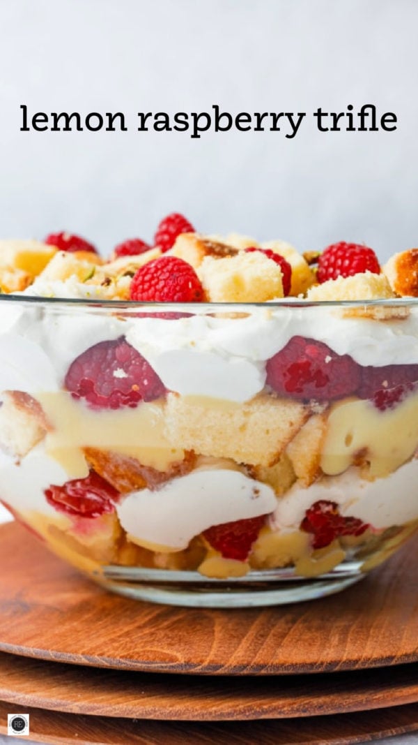 Lemon Raspberry Trifle