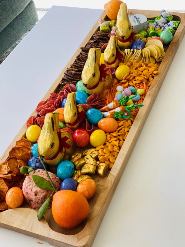 12 x 36 inch Easter Egg Charcuterie Board