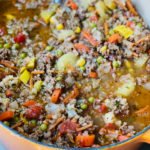 pot of Mom's Vegetable Beef Soup