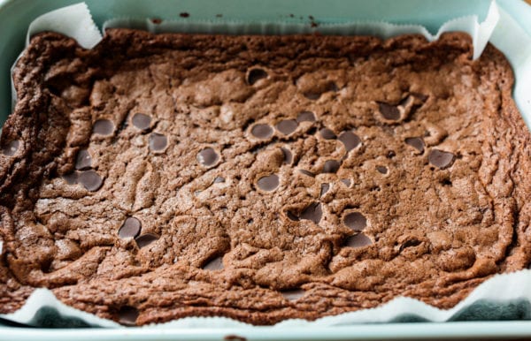 9x13 pan of Mexican Chocolate Brownies
