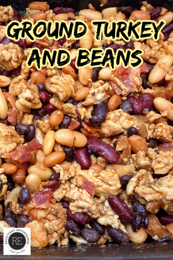 Ground Turkey and Beans in crock pot