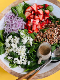 My Favorite Strawberry Spinach Salad