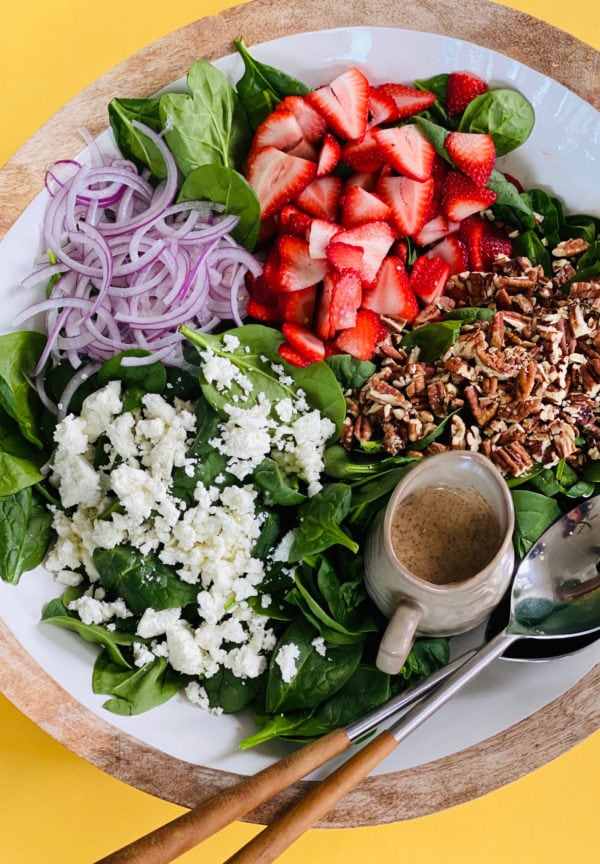 My Favorite Strawberry Spinach Salad