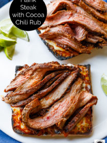 Flank Steak with Cocoa Chili Rub