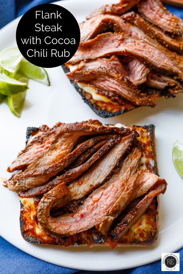 Flank Steak with Cocoa Chili Rub