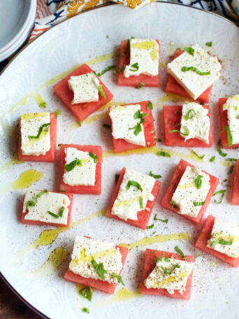 Watermelon Feta Bites
