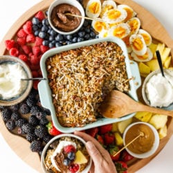 Baked Oatmeal Breakfast Board