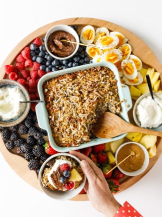 Baked Oatmeal Breakfast Board