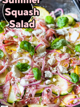 summer squash salad recipe