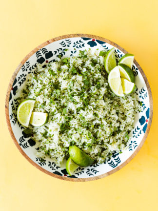 Cilantro Lime and Coconut Water Rice
