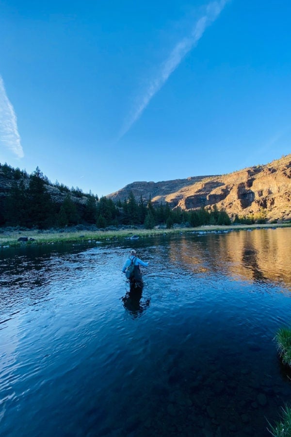fly fishing Crooked River, OR