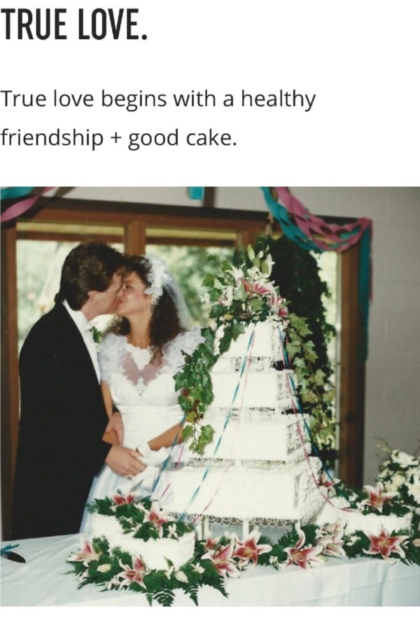 true love chocolate cake