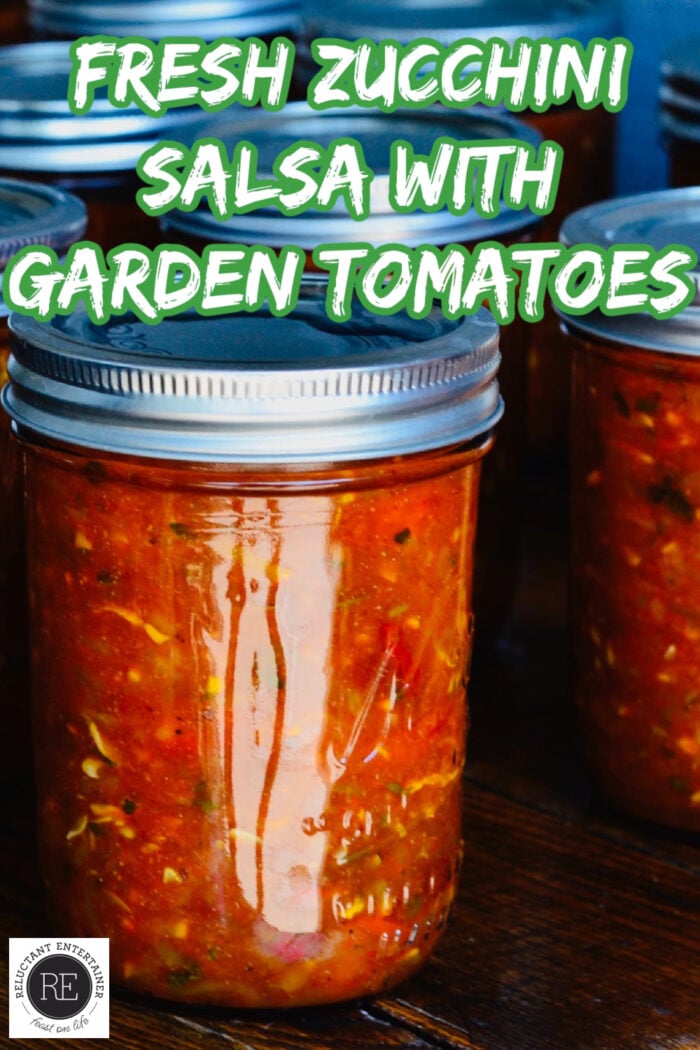 Fresh Zucchini Salsa with Garden Tomatoes