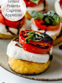 a Grilled Polenta Caprese