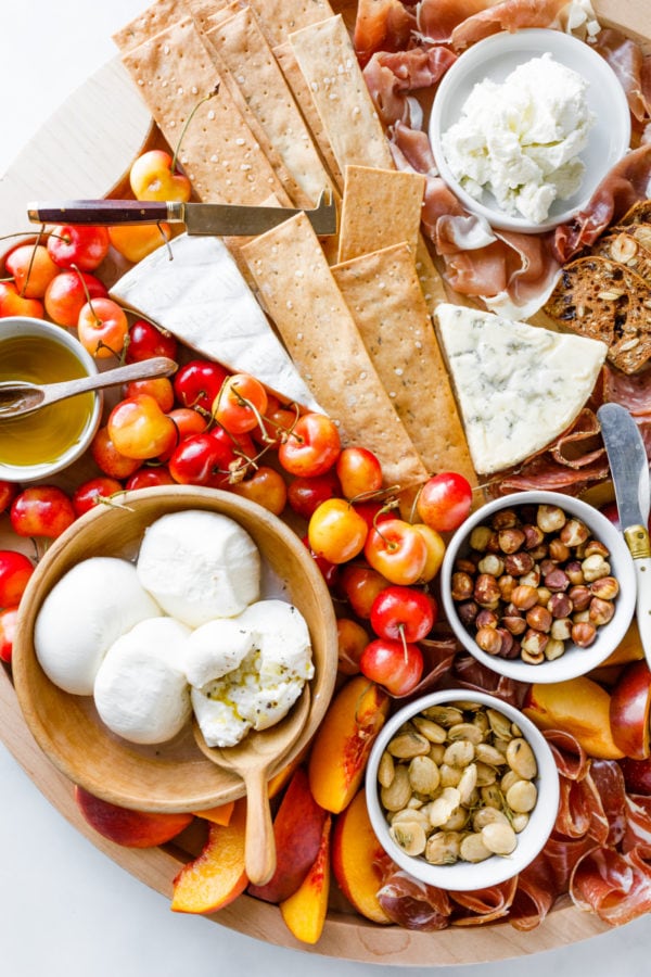 Summer Stone Fruit Cheese Boards