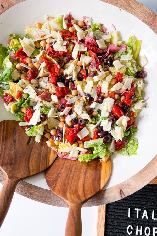 bowl of Italian chopped salad