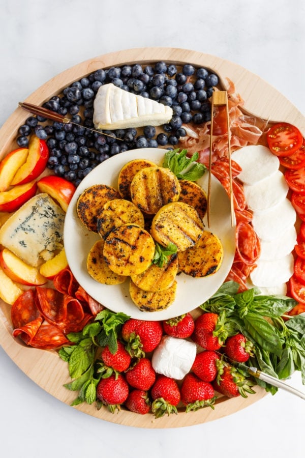 a Grilled Polenta Appetizer Board