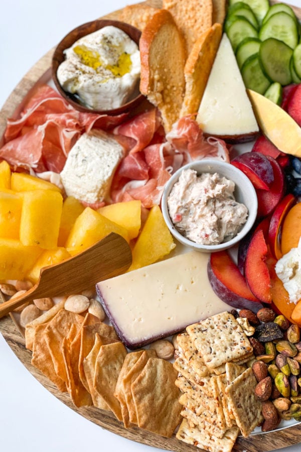 Quick Summer Cheese Charcuterie Board