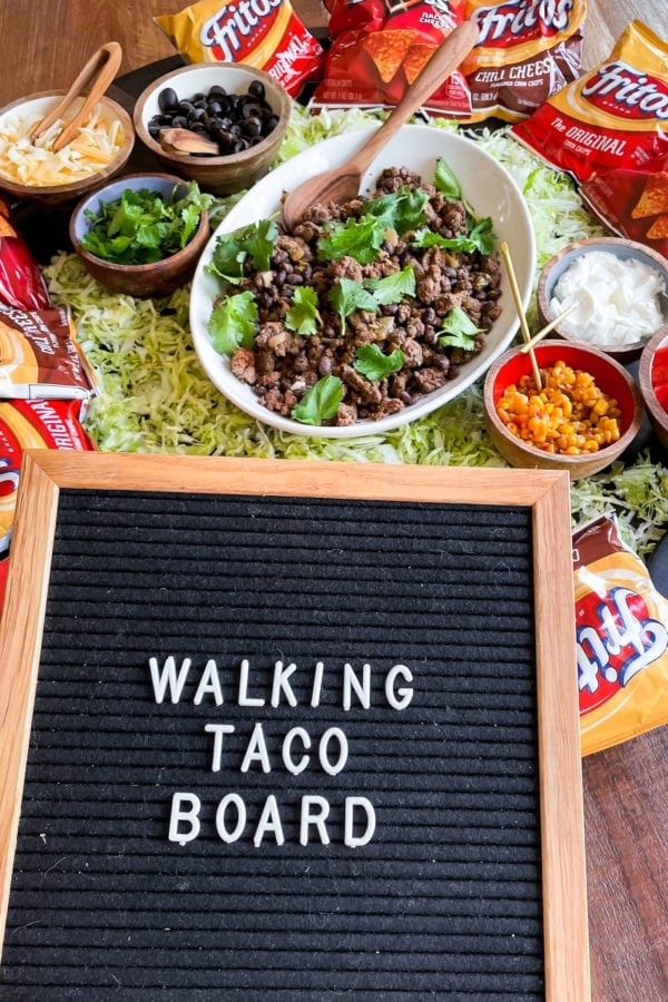 walk taco board sign