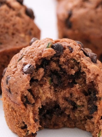 Chocolate Zucchini Muffins