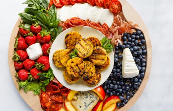 beautiful Grilled Polenta Appetizer Board