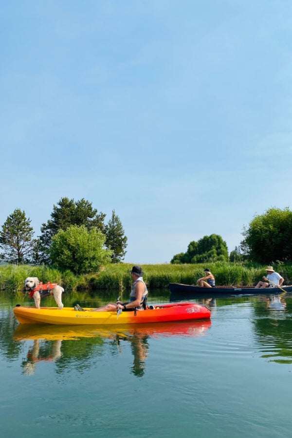 kayaking the Deschutes River