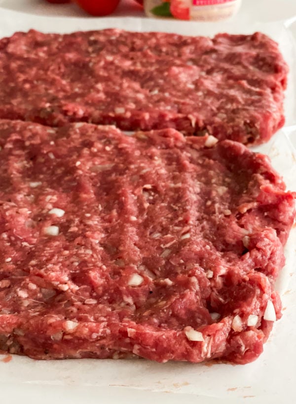 meat for burger board