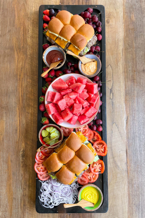Mini Burger Slider Board